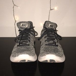 Grey, black, & white Nike Free Runs!!